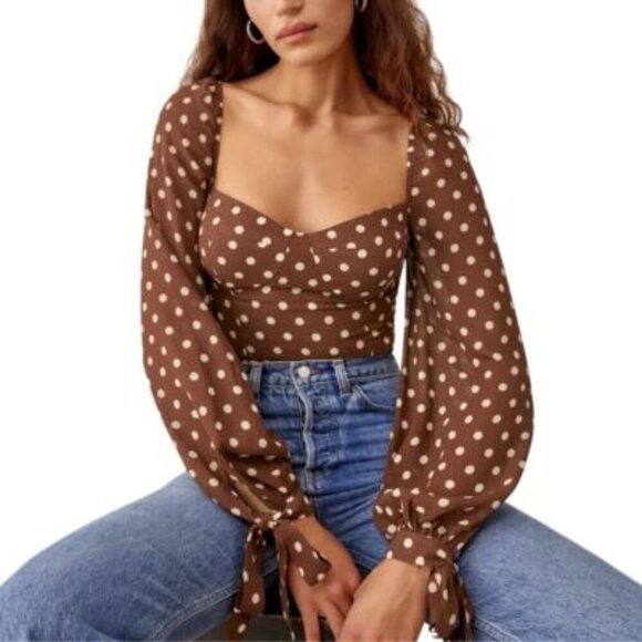 Reformation Tops - Reformation Sawtelle Top